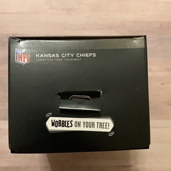 Hallmark NFL Kansas City Chiefs Bouncing Buddy Christmas Ornament - Picture 2 of 6